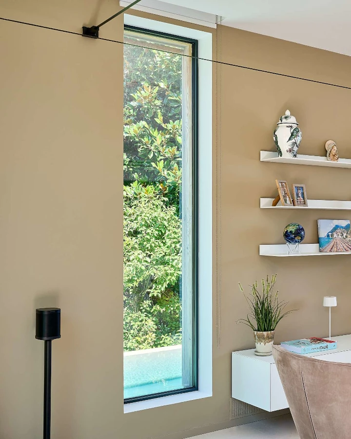 Infissi in alluminio moderni con profili sottili