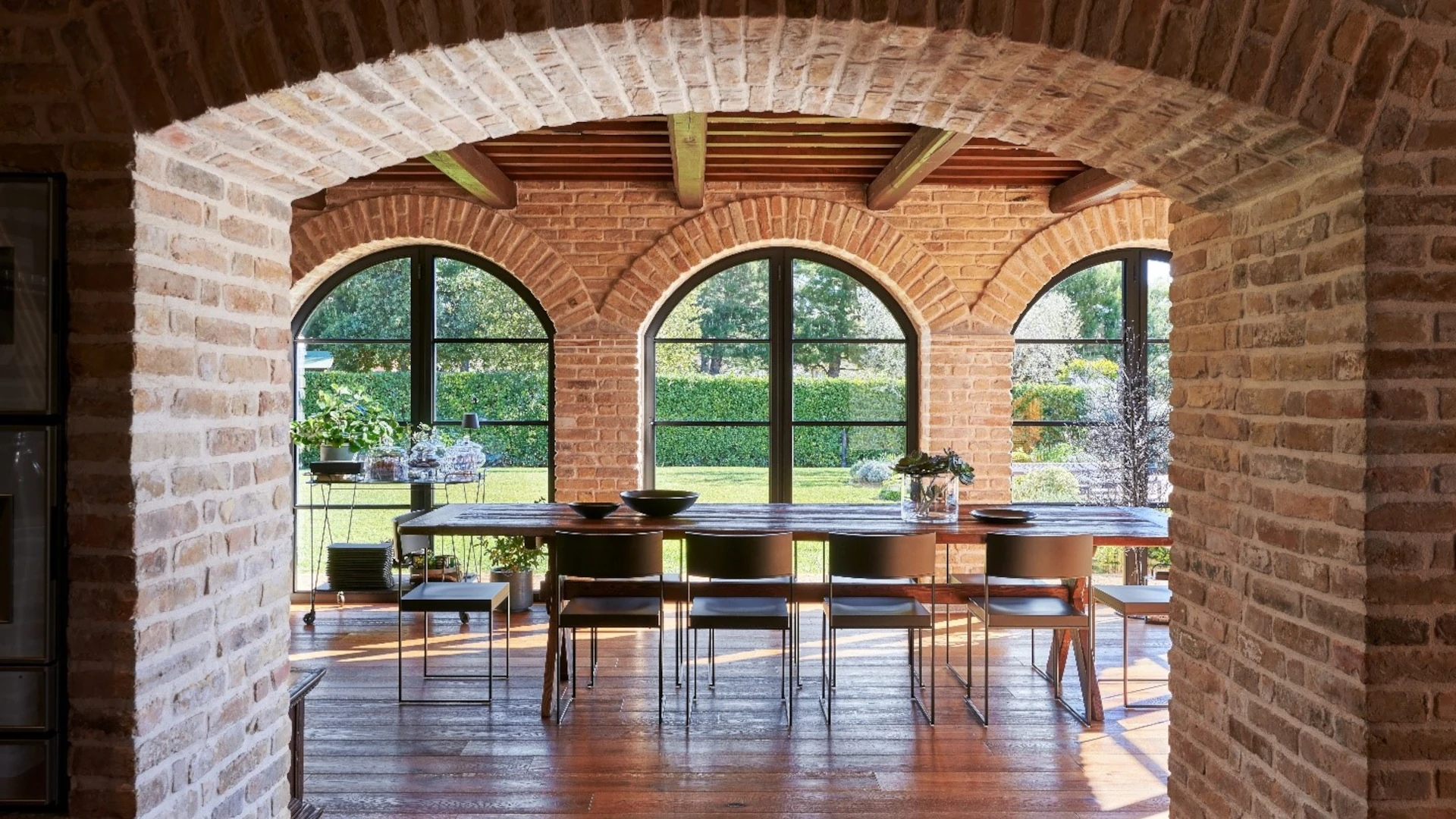 Infissi in alluminio moderni con profili sottili