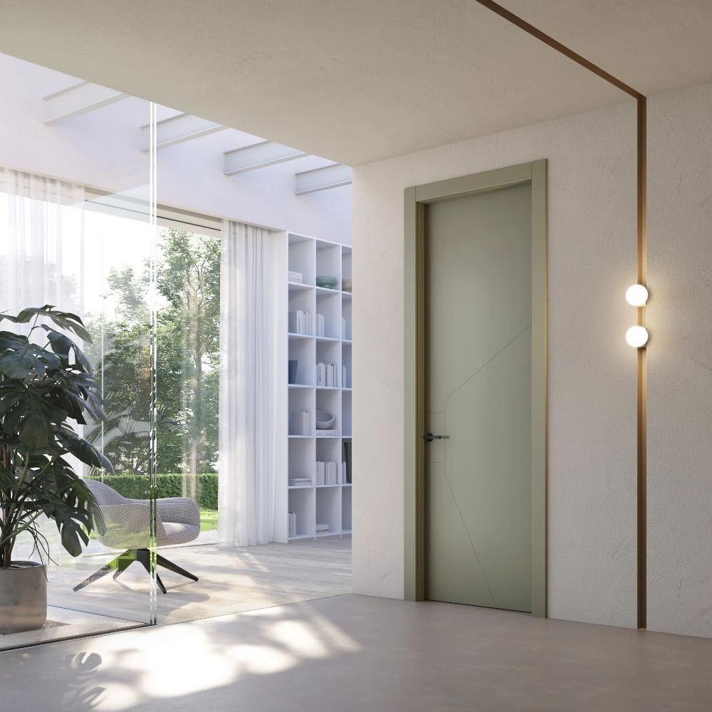 Dimensione Infissi - Porta in legno Pivato con texture moderna